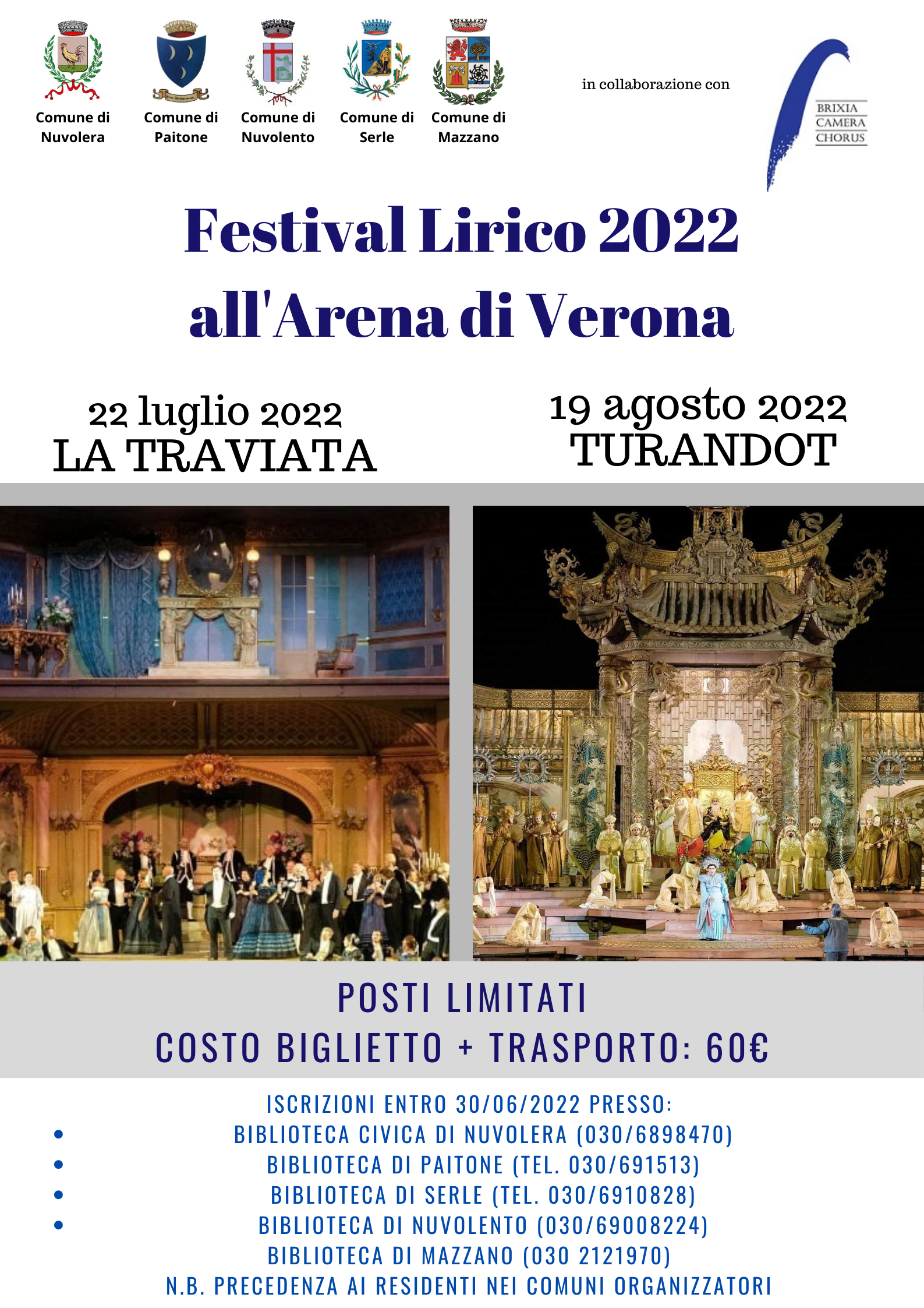 Immagine di copertina per FESTIVAL LIRICO DELL\'ARENA DI VERONA 2022